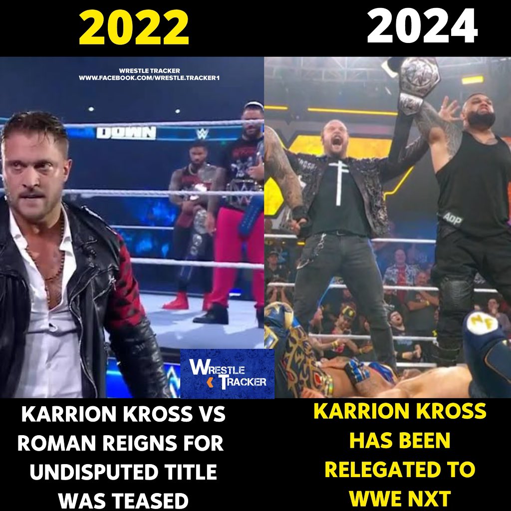 Lost at WrestleMania XL and now sent to NXT, tough week for KARRION Kross!

#KarrionKross #WWENXT
