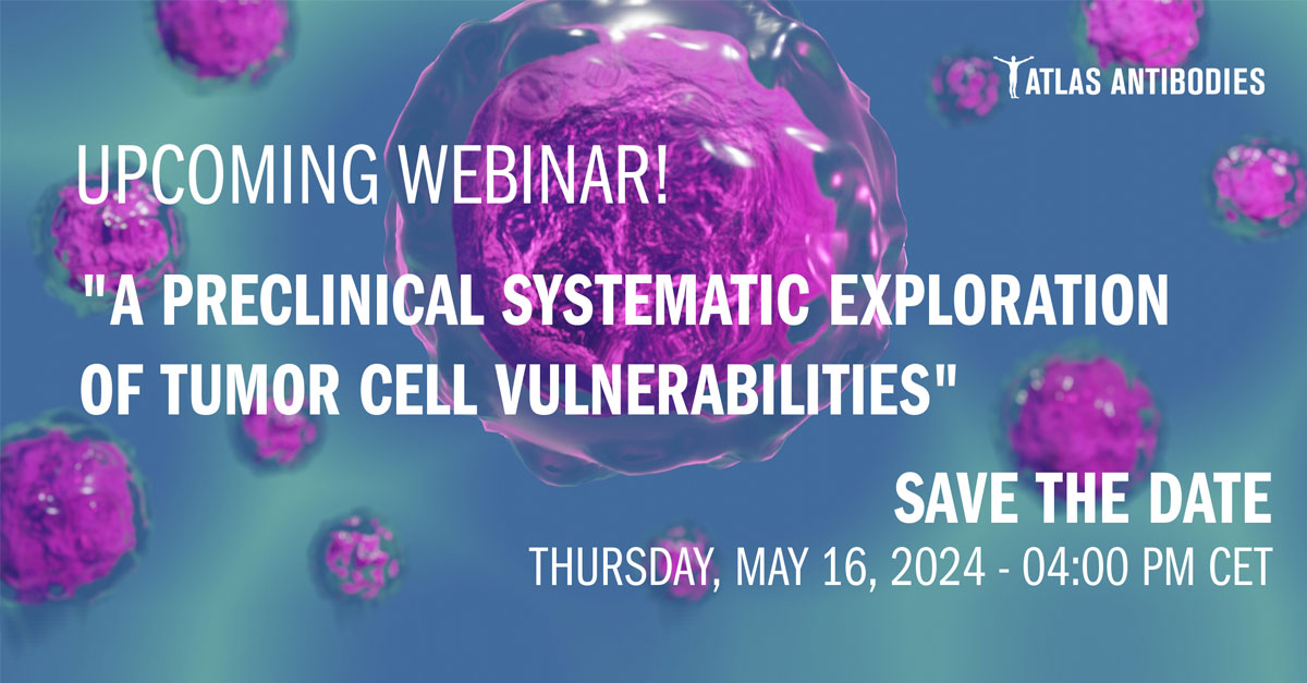 Join us for an insightful webinar on 'A Preclinical Systematic Exploration of Tumor Cell Vulnerabilities' Apply here: ow.ly/Fc5f50Re4lo #Webinar #CancerResearch #TumorCellVulnerabilities #Science #Research #PreclinicalStudy