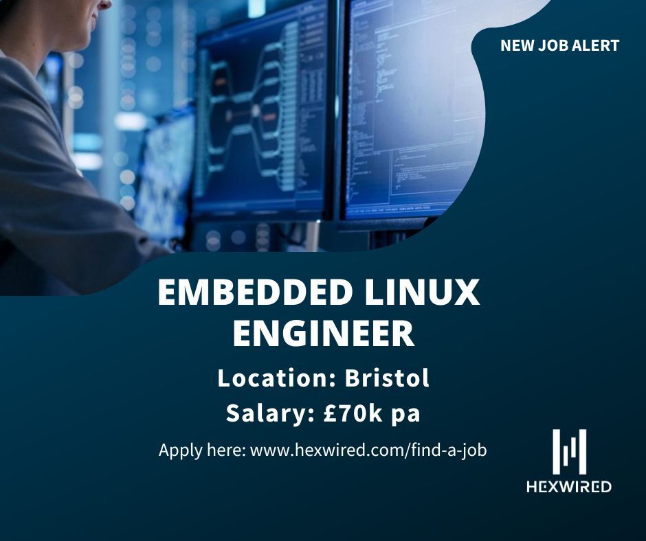 New job alert: Embedded Linux Engineer 💥

Position details:
📛 Embedded Linux Engineer
📌 Bristol (semi remote)
💷 £70k pa

Visit our website for more information or to apply ➡️ buff.ly/3PWMZar 

#Hexwired #EmbeddedLinux #Linuxjobs #Techjob #Hiringnow #Wearehiring