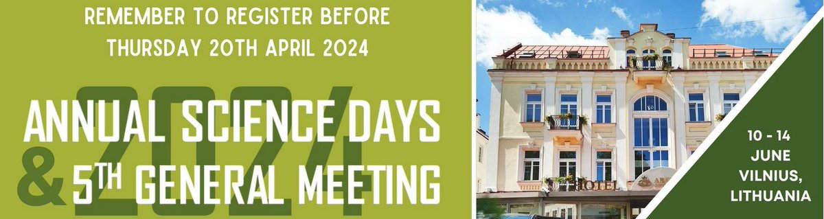 Don't miss to submit your abstract to @EJPSOIL annual science days in Vilnius 🇱🇹 june 10th-14th Deadline: 20th April ejpsoil.eu/annual-science… Let's discuss the mechanisms by which above- and below-ground biodiversity drives key ecosystem functions in agroecosystems (session C2)
