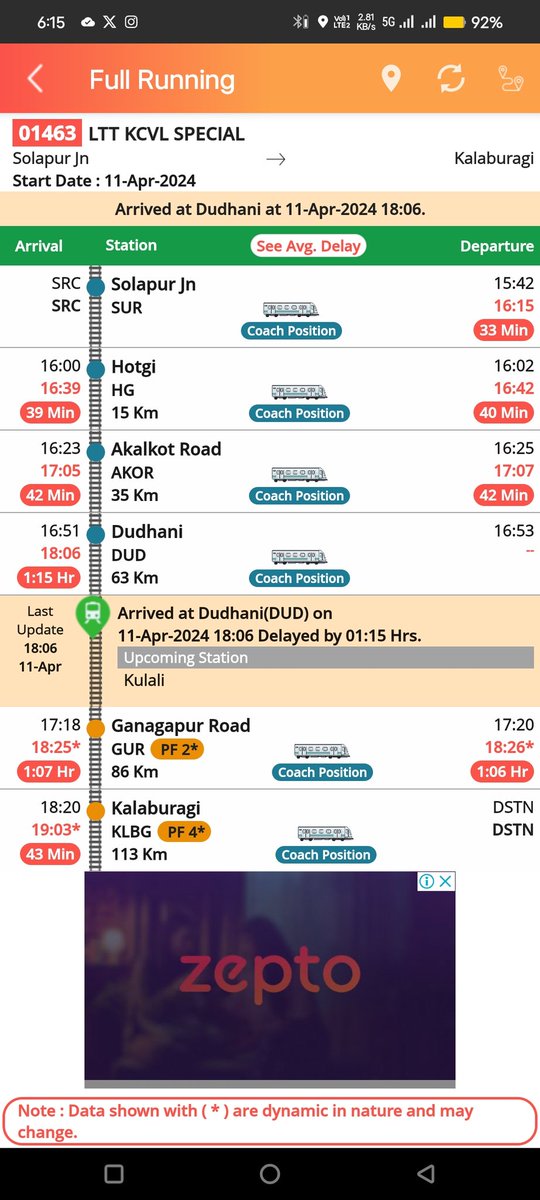@srdcmmumbaicr @srdomcogbbcr @drmmumbaicr @Central_Railway Dear team update schedule for 01463/64 LTT-KOCHUVALI, its showing wrong schedule, this service already started from today