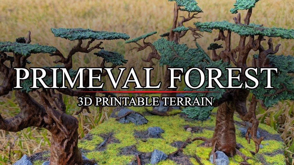 Primeval Forest Core Set - 3D Printed Trees for Miniature Wargaming theexoticgreeble.gumroad.com/l/FnZAu