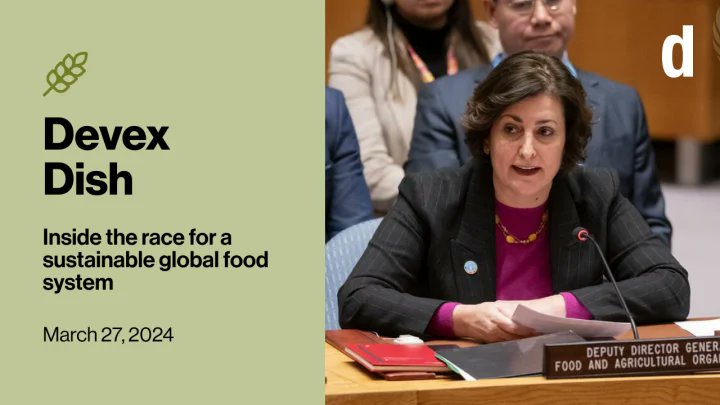 We can no longer fail to understand...quick wins during crisis response aren't enough. It's time to prioritize more effective, long-term solutions. When 80% of people who face highest levels of hunger are farmers, AGRICULTURAL AID is the missing piece! 📰bit.ly/Devex-FAO-arti…