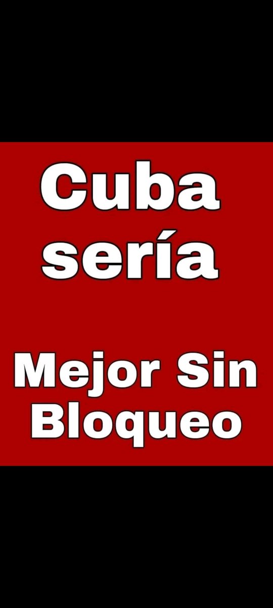 #UnidosPorCuba .#CubavsBloqueo #JuntosPorCadaLatido