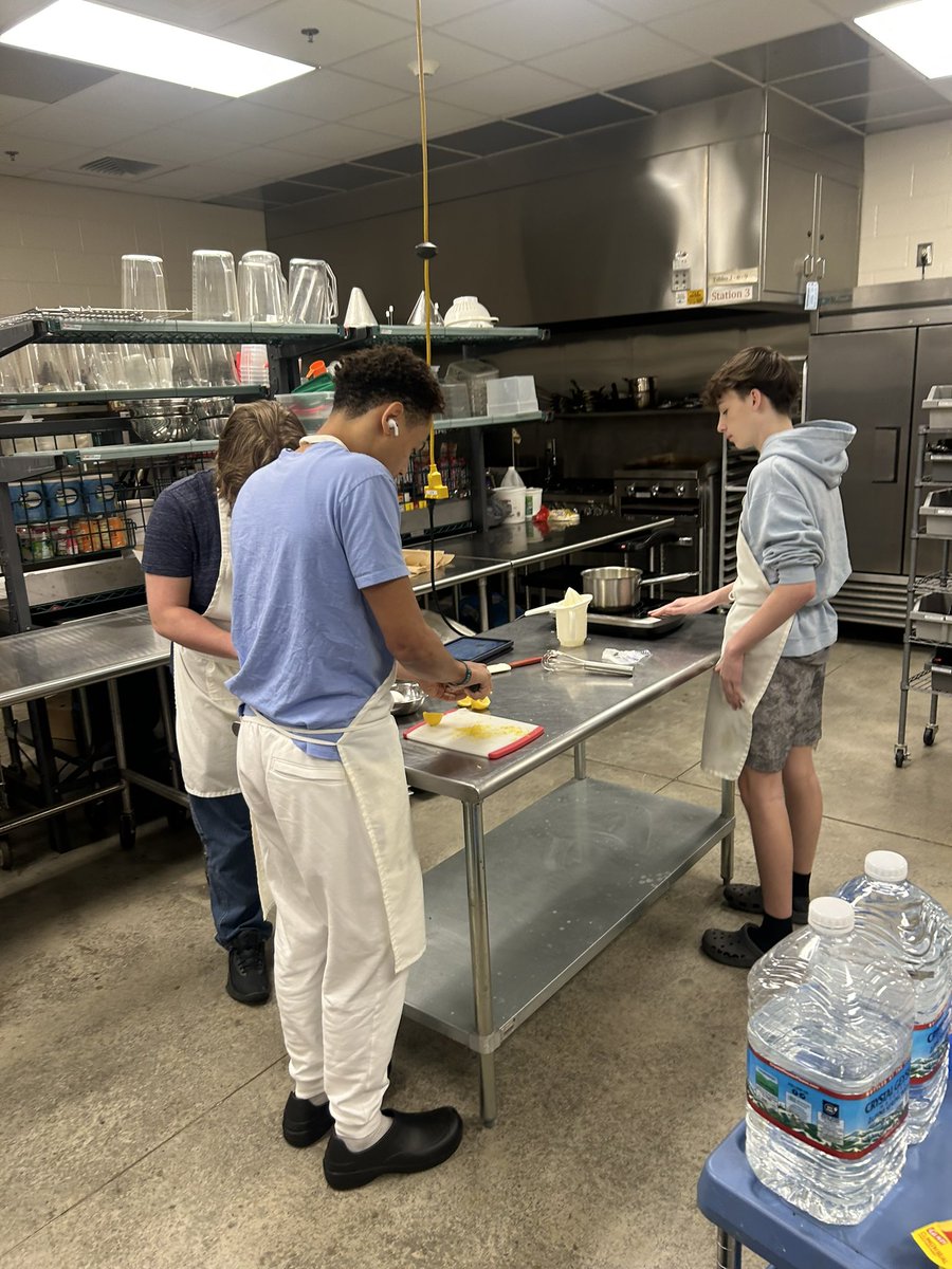 Introduction to Culinary making some lemon curd.  Came so far in a few weeks.