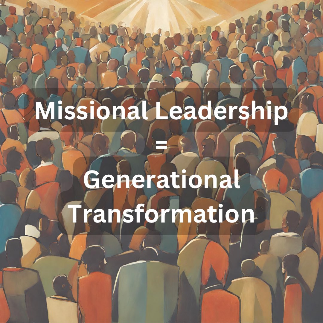 I woke up around 2 AM thinking about Missional Leadership in relation to #LovePeople - #ServePeople - #LeadPeople and its impact on Generational Transformation. For some reason I see things as equations. Here’s what the construct for #MissionalLeadership looked like. What are…