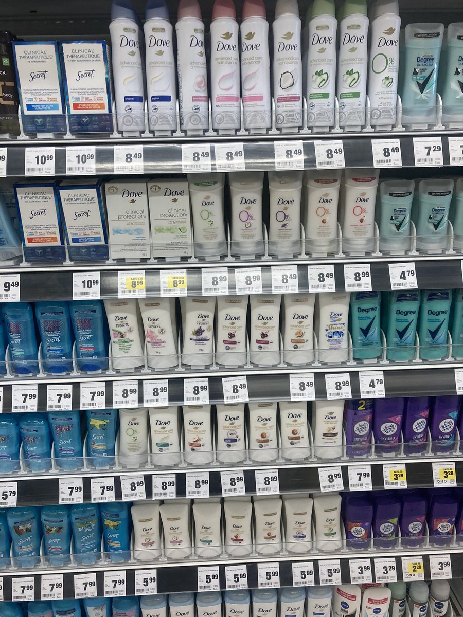 @Dove has discovered they can make deodorant without using aluminum, why keep making the other stuff? Why not campaign against using deodorant with aluminum? Who buys aluminum deodorant when 0% deodorant is the same price?  #ChangeBeauty #MakeAStatement   #NoAluminum