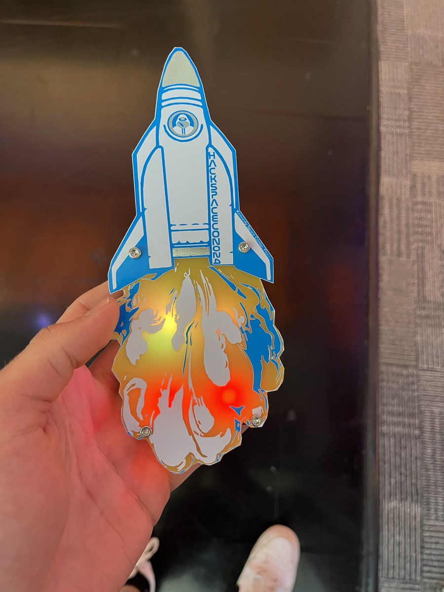 greysploitstech's tweet image. Love the @HackSpaceCon badge! 😍