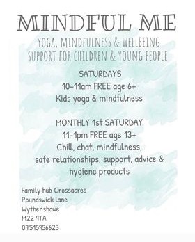 #Mindfulme - #yoga, #mindfulness #wellbeing #support for #children and #youngpeople come and join us for kids yoga and mindfullness Saturdays 10-11am Free age 6plus