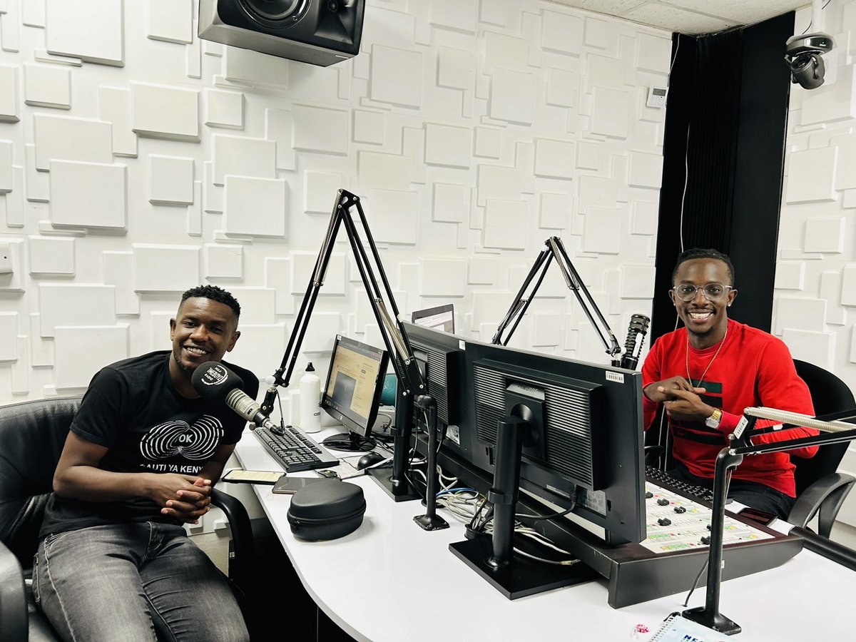 Your all time favorite duo🤩🔥 is live on your favorite radio station🔥🔥 Tune in!! #TheBoyzClub #KerryAndLotan @MrKerryMartin @LotanSalapei