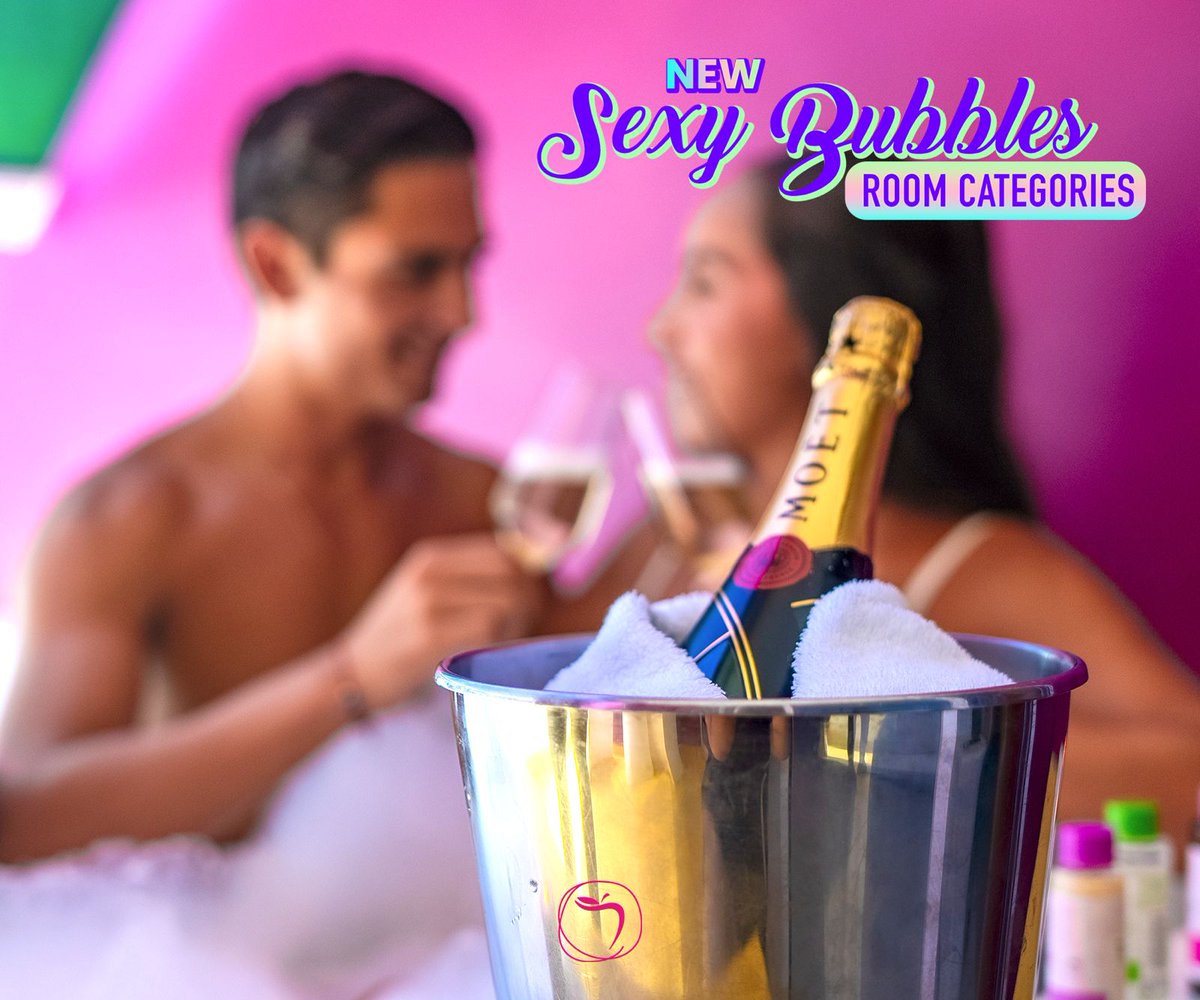 Make your experience *bubbly funtastic.*🫧🥂 Rates as low as $390 USD per person, per night.*
More info👉 {temptation-experience.com/es/promociones…}

#temptationcancun #sexybubble #cancunresort #rooms #resorts #couplesonly #Mexico
#USA #couplesonly #letsplay #specialrates #miami #Fallout
