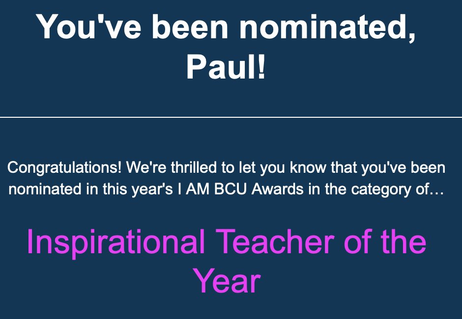 Well this is quite lovely. ❤️
#IAMBCUAwards