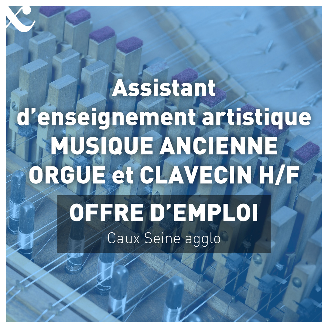 #Recrutement | #cauxseineagglo recherche un #ATEA #musiqueancienne #orgue #clavecin H/F. Découvrez l'offre 👉 cauxseine.fr/services/emplo… 📌 CAT. B avec DE ou ATEA | #tempscomplet #normandie #seinemaritime #emploi #job #travail #conservatoire #musique #enseignement