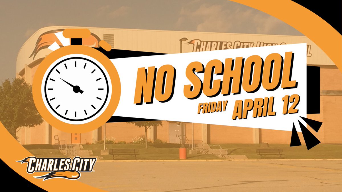 REMINDER: There is no school on Friday, April 12, for a Staff Professional Learning day. ⏰