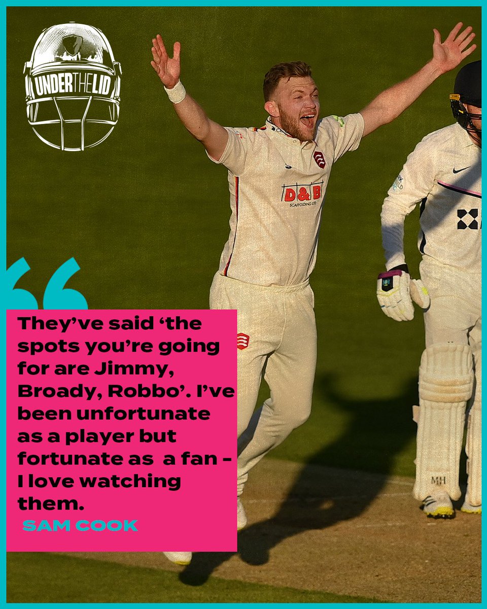 Amazing insight from @samcook09 on the discussions he's had with the ECB about his hopes of playing international cricket 🙏 Hear more in #UnderTheLid ➡️ bit.ly/UnderTheLid