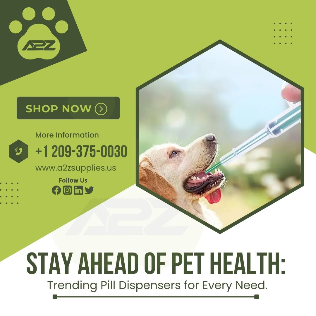 Stay Ahead of Pet Health: Trending Pill Dispensers for Every Need.
.
.
.
.
#a2zsupplies #petcare #ShopNow #twitterpost #twittermarketing #twitterpage #twitterclaret.