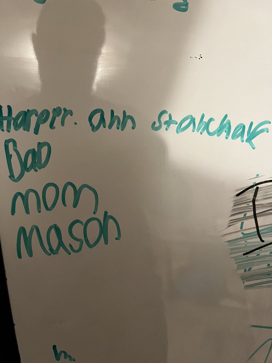 On one of many dry erase boards in my office I have a list of which client contracts are being negotiated/renegotiated. Harper stopped by the office yesterday & was disappointed these names were not on the board. Not sure what her ask is yet but I’m expecting a tense negotiation.