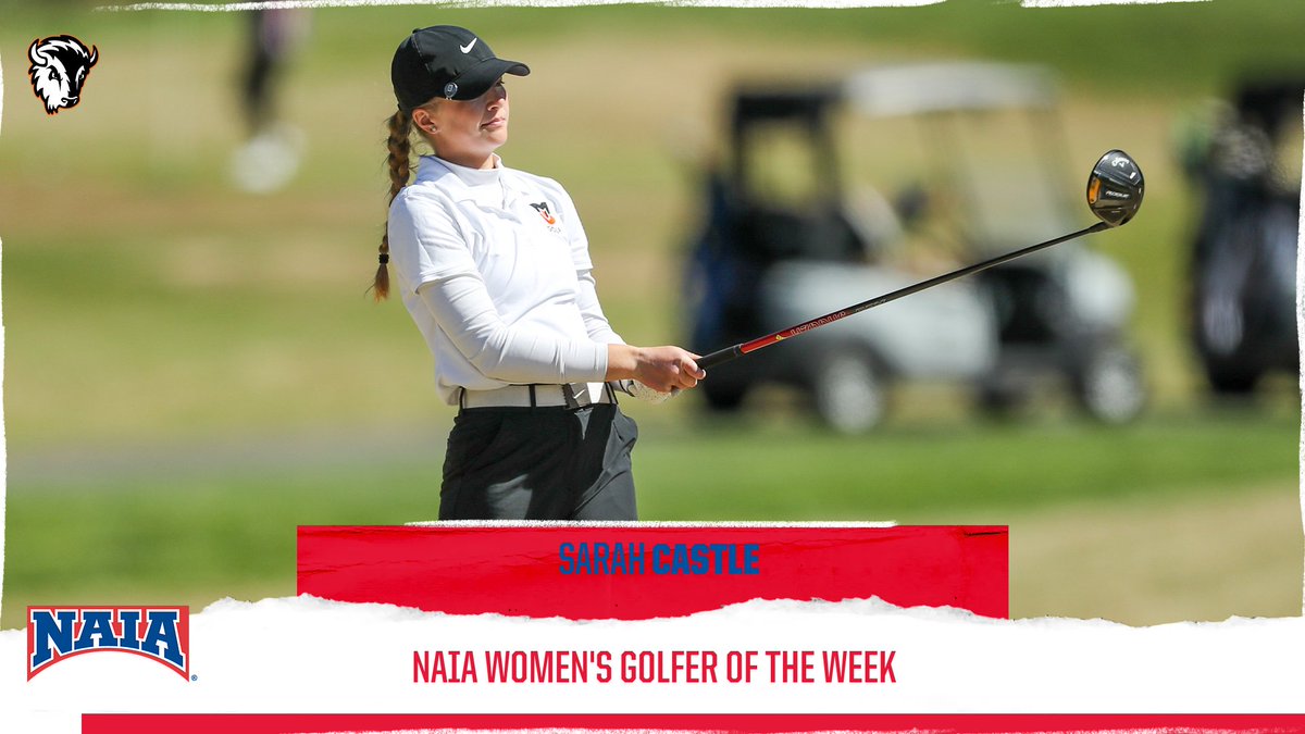 ⛳️ NATIONAL HONOR @MilliganBuffs' Sarah Castle is the #NAIAWGolf Golfer of the Week ➡️ bit.ly/4aQqP1r #AACWGOLF #ProudToBeAAC