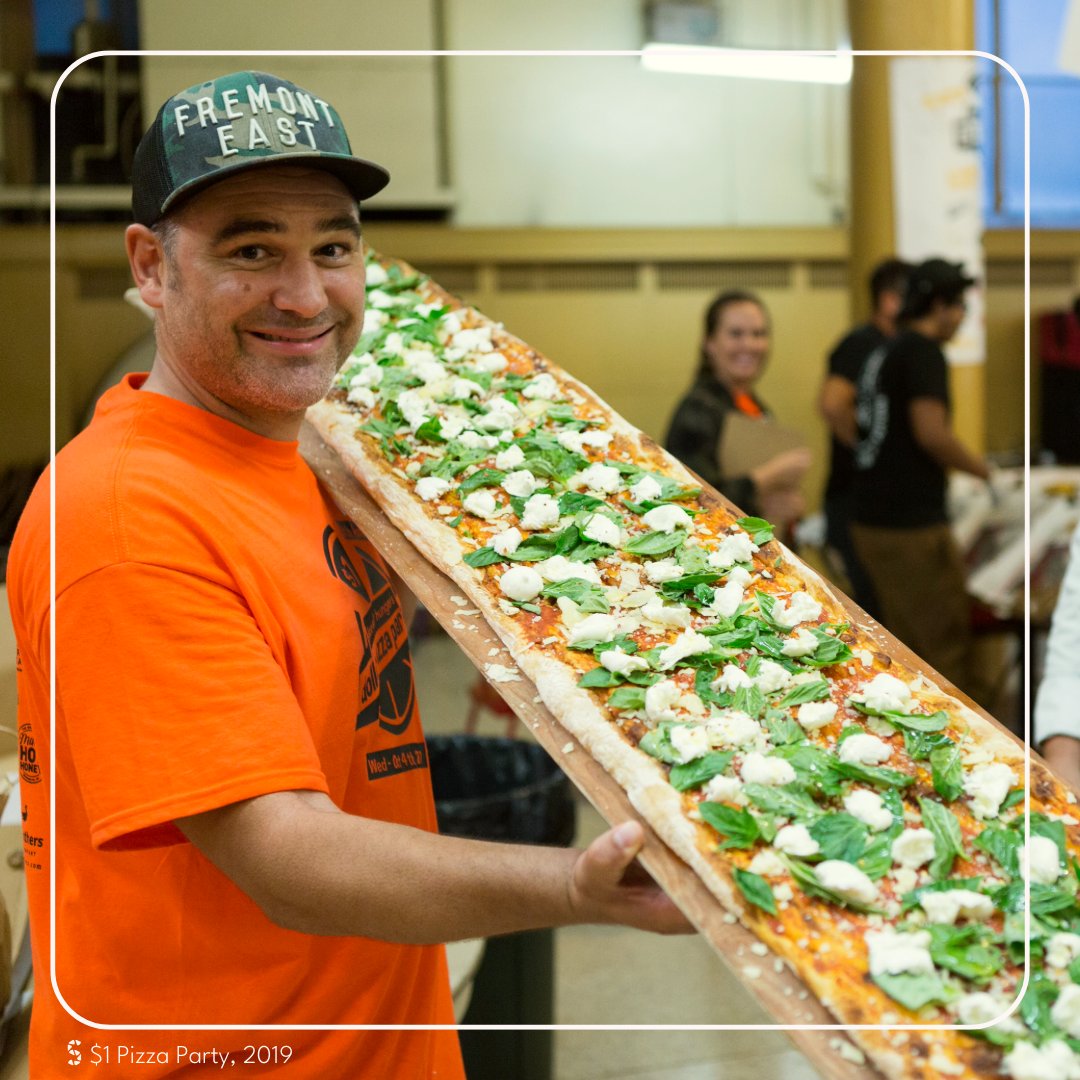 Only one week left until our epic #DollarPizzaParty in NYC! You’ll indulge in top-tier slices from over 30 iconic pizza makers all for $1 a slice🍕🤯 Join us next Thursday, 4/18, at St Anthony's Church from 6 pm till we sell out! Save the date now: sliceouthunger.org/dollar-pizza-p…