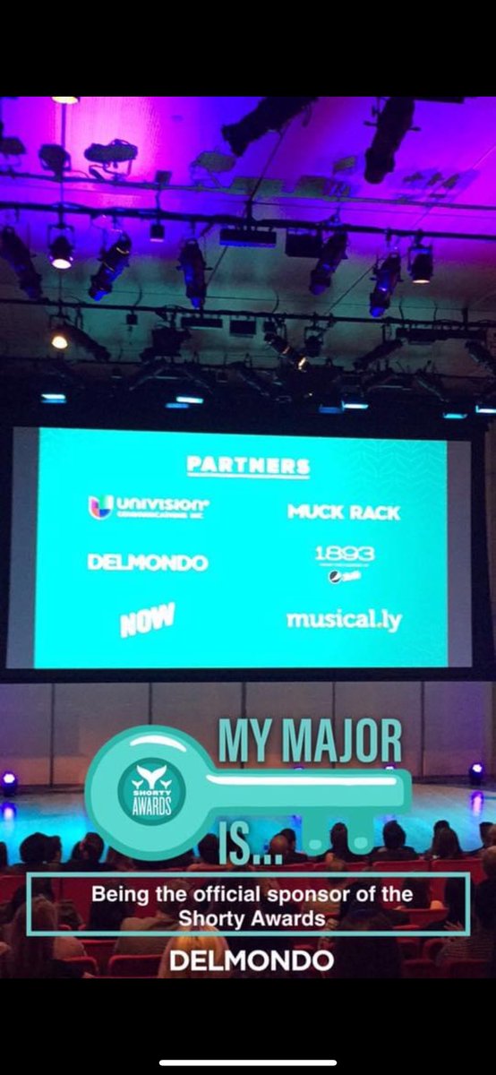 Remember that time when @Delmondo sponsored the @shortyawards with some little budding video platform musical.ly? Wonder where they are now…