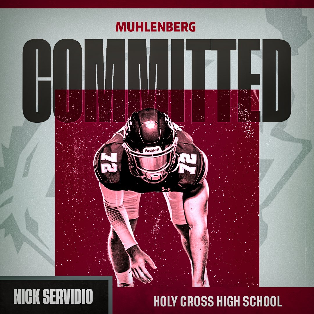 Truly blessed to announce that I will be committing to Muhlenberg College to continue my academic and athletic career. #AGTG
<a href="/DigInMules/">Muhlenberg Football</a> 
<a href="/Coach__Roman/">Richie Roman</a>
<a href="/CoachSmith_HC/">Coach Tim Smith</a> 
<a href="/CoachMoore718/">Dyon Moore</a>