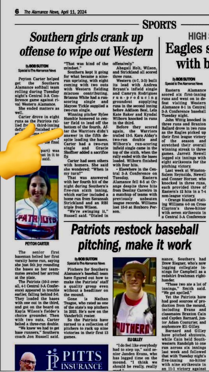 Way to go <a href="/sahs_fastpitch/">SAHS Fastpitch</a>