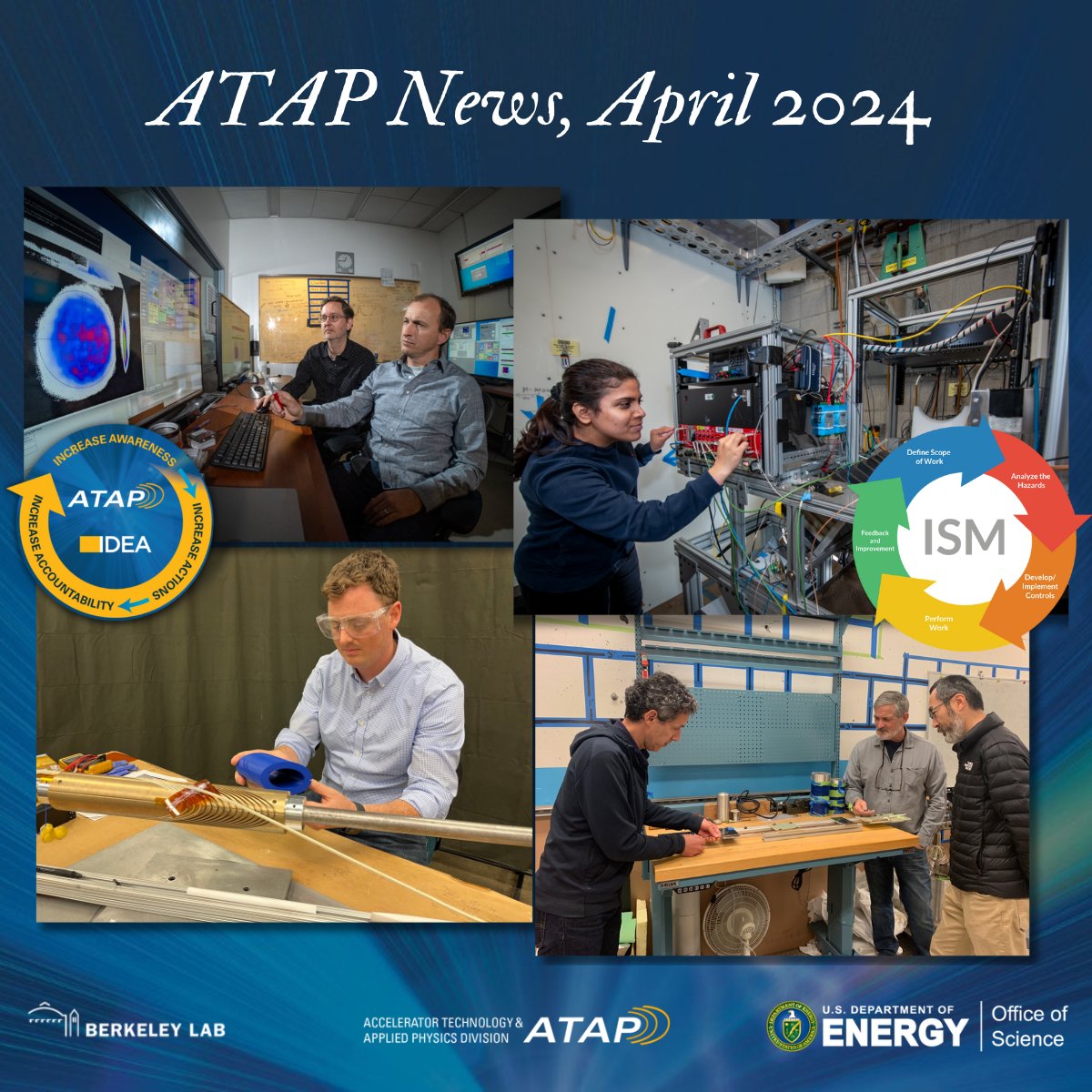 In the latest issue of ATAP News, read about muon imaging, safeguarding high-temperature superconducting magnets, mathematically modeling elliptical-bore accelerator magnets, prototype superconducting cables, and more! @BerkeleyLab @doescience @ENERGY atap.lbl.gov/directors-corn…