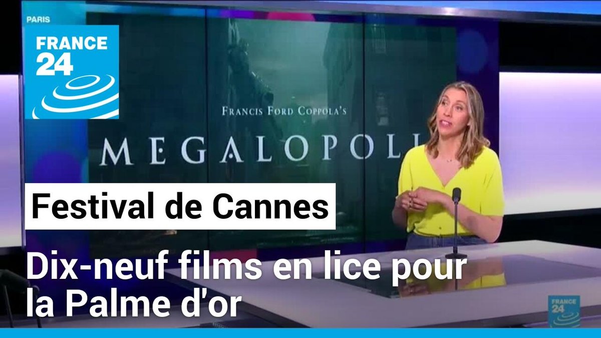 Festival de Cannes 2024 : 19 films en lice pour la Palme d'or f24.my/AFgw.x