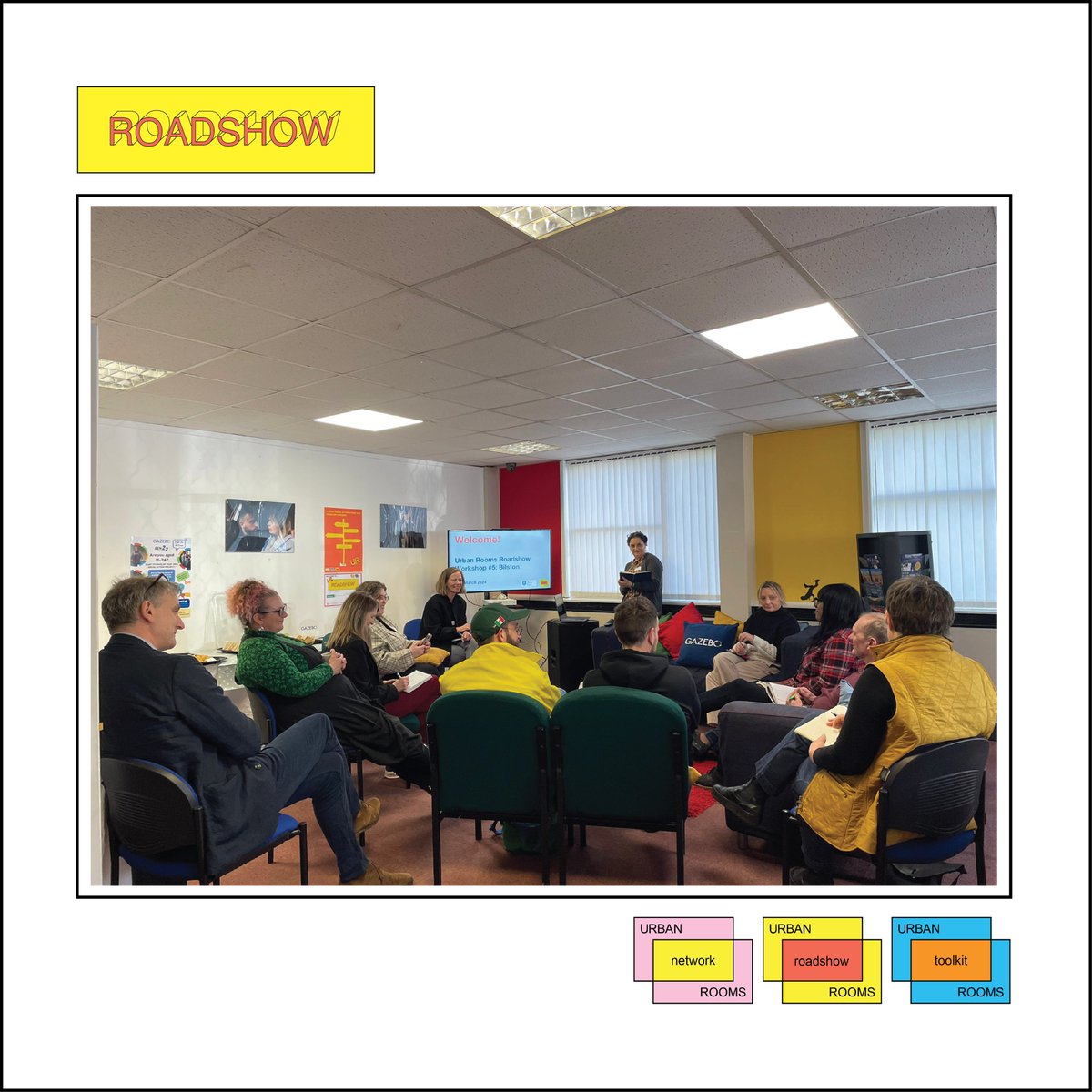 [1] The Urban Rooms Roadshow visits the West Midlands! Carolyn Butterworth, Diane Dever and Laura Alvarez from the Urban Rooms Network recently facilitated two successful Urban Rooms Roadshow workshops in Wolverhampton and Bilston in the West Midlands.