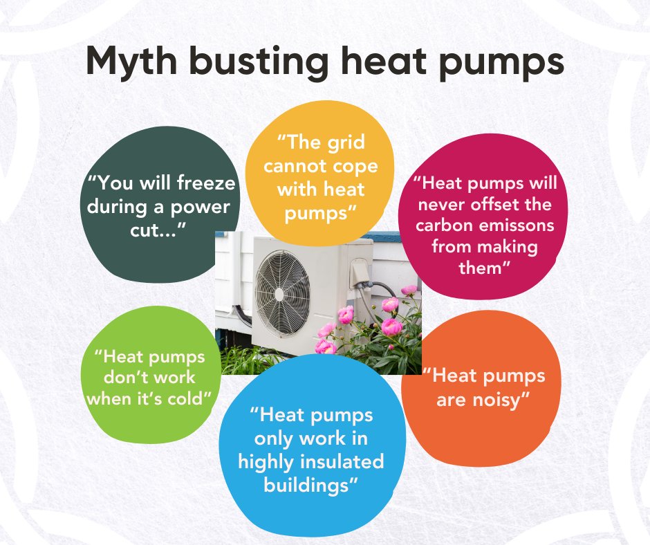 A great article looking into common misconceptions of heat pumps. If you have been advised to get a heat pump, or if you are unsure if your property would be suitable, our team can help. carbonbrief.org/factcheck-18-m… #heatpumps #decarbonisation #netzero