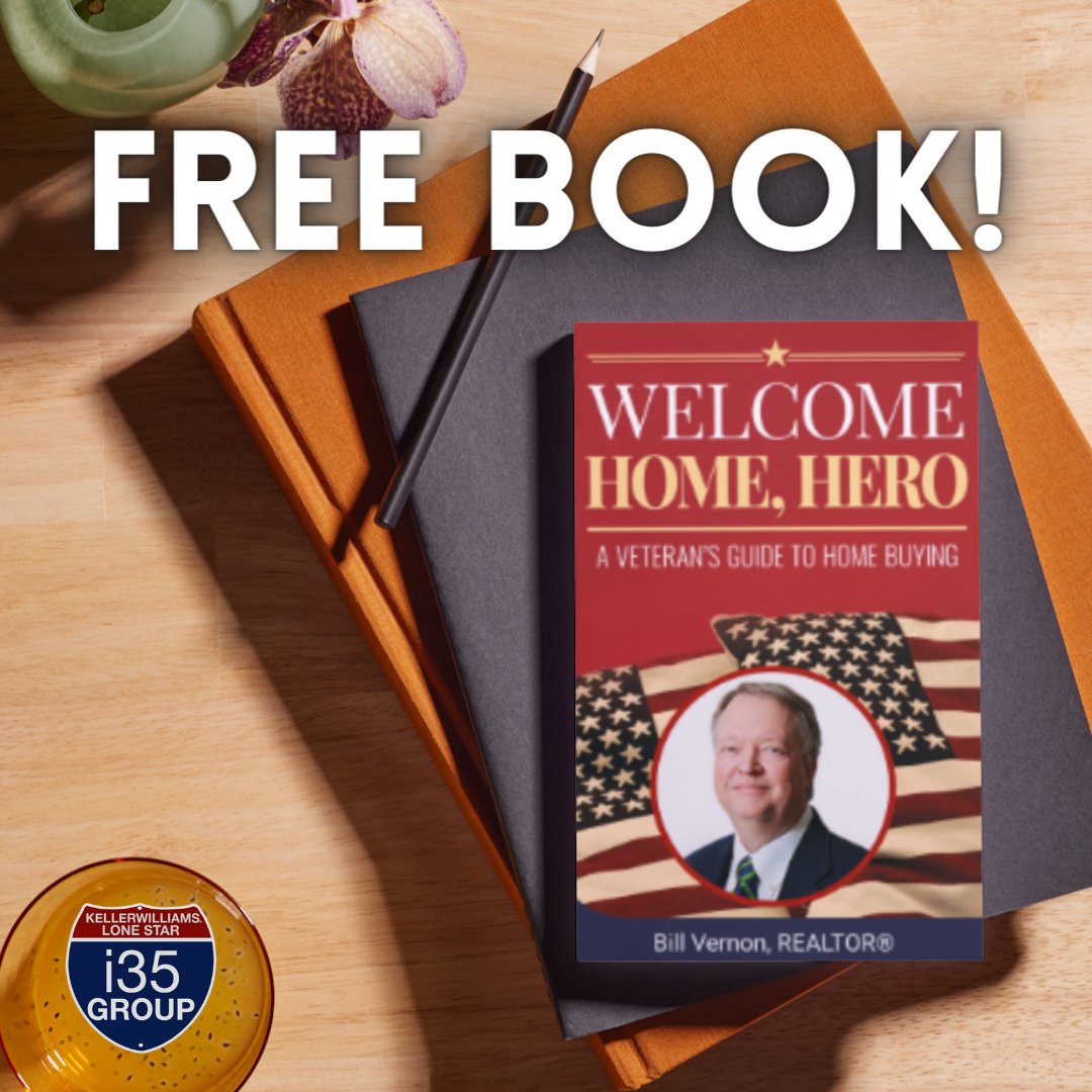 Get your FREE book here: billvernon.book.live/veteran-book 
#freebook #free #freeguide #homebuying #homebuyingguide #homebuyingtips #valoan #veteran #military #guidebook #thursday #thursdaythoughts #realestate #realestateagent #realestateagency #realtorlife #kwagents #kwrealty #i35group