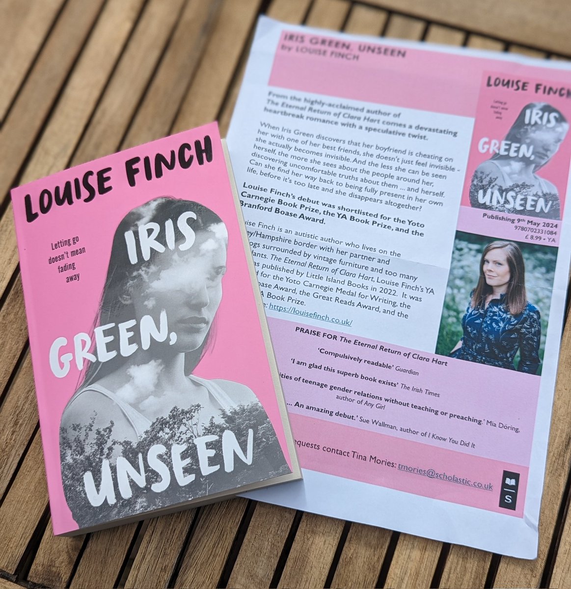 🩷@LouFinchWrites new book, #IrisGreenUnseen, published on May 9th! 
💚Clara Hart, shortlisted for the 2023 @CarnegieMedals was unputdownable. 
🩷Iris, in all her pink cover glory, has that same vibe...
Thanks @scholasticuk for an advance copy!
🩷🩷🩷🩷🩷🩷🩷🩷🩷🩷🩷🩷🩷🩷