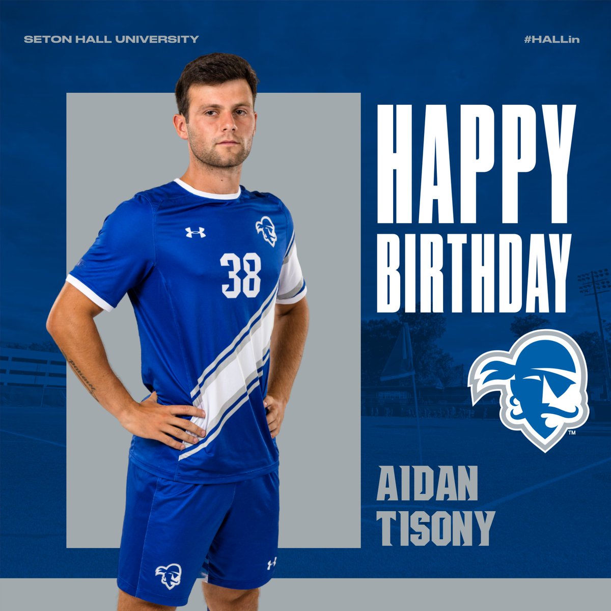 A very 𝙃𝘼𝙋𝙋𝙔 𝘽𝙄𝙍𝙏𝙃𝘿𝘼𝙔 to AIDAN TOSONY!! #HALLin ⚽🏴‍☠️🎉🎂