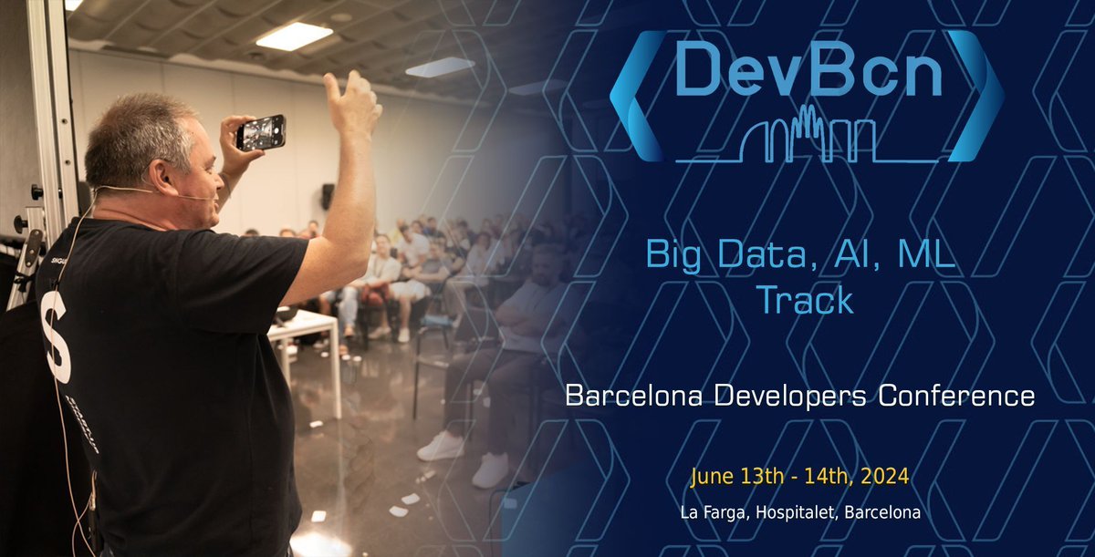 🤖 Data enthusiasts and AI wizards, #devbcn24 has something special for you! Immerse yourself in our Big Data, Machine Learning, AI, and Python track. Discover groundbreaking innovations and transform the way you work with data. Secure your spot now! 👉 buff.ly/3iUel35