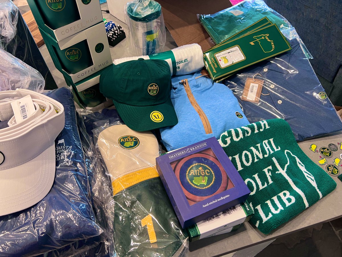 When you are blessed to play Augusta National,  you get to visit the member’s pro shop!

The Masters logo is iconic, but ANGC logo merch is the ultimate. Rarely seen, classy, subtle. 

I went a little overboard. 😂

How much would you spend  if you got the chance?