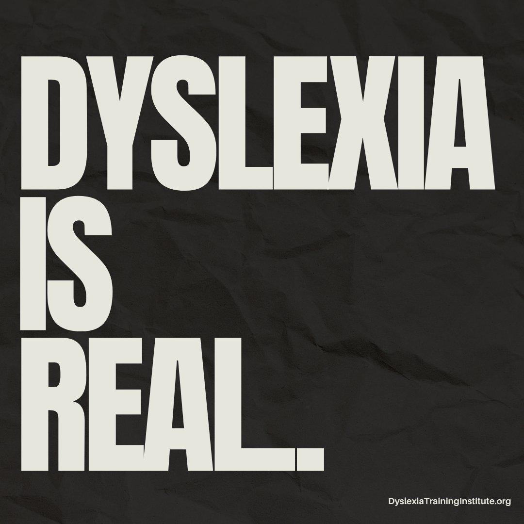 Louder for the people in the back. 😉 #dyslexia