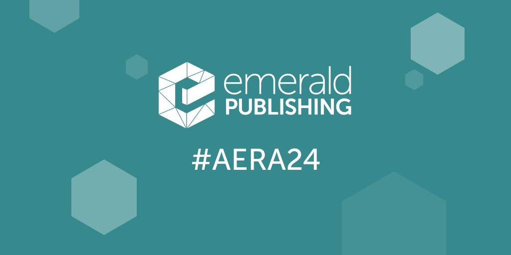 We’re all set up at this year’s @AERA_EdResearch #AERA24 Annual Meeting! Visit the @EmeraldGlobal stand at booth 606 to learn more about our #education journals, books, & different routes to publication. @SharonP43087108 @kirsty_woods23