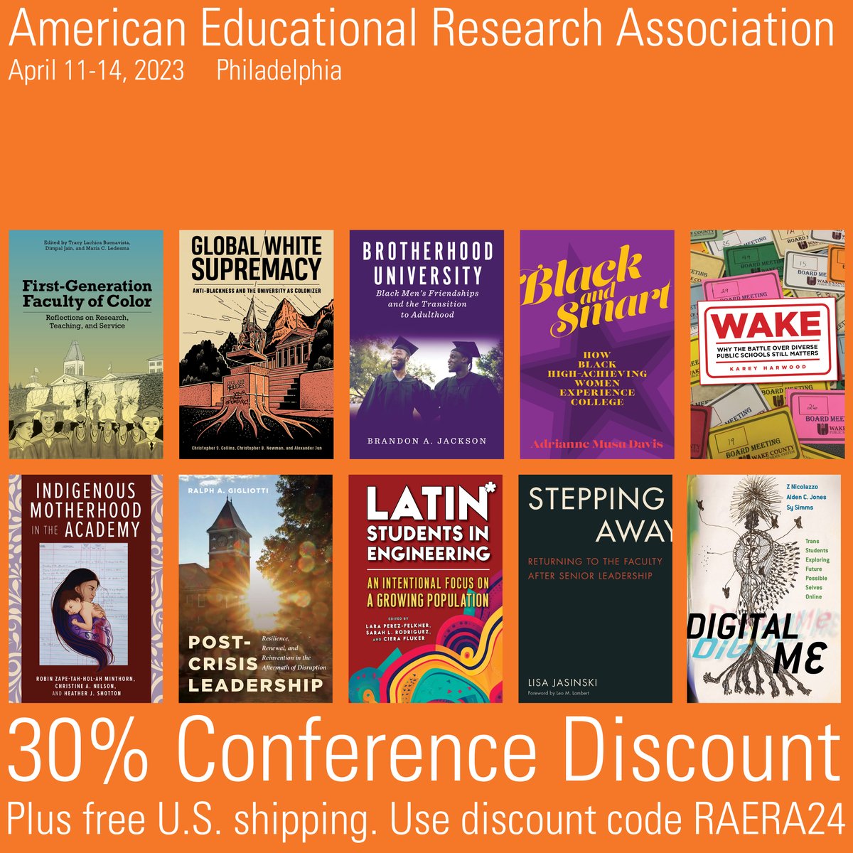 Visit us at the American Educational Research Associations conference. Take advantage of our 30 % conference discount (with free U.S. shipping). Use code RAERA24. rutgersuniversitypress.org/american-educa… #AERA24 #Education