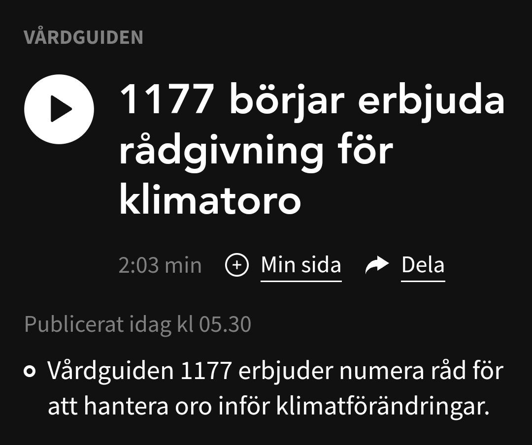 Din plats i kön är 246, ditt benbrott får vänta pga vädret.