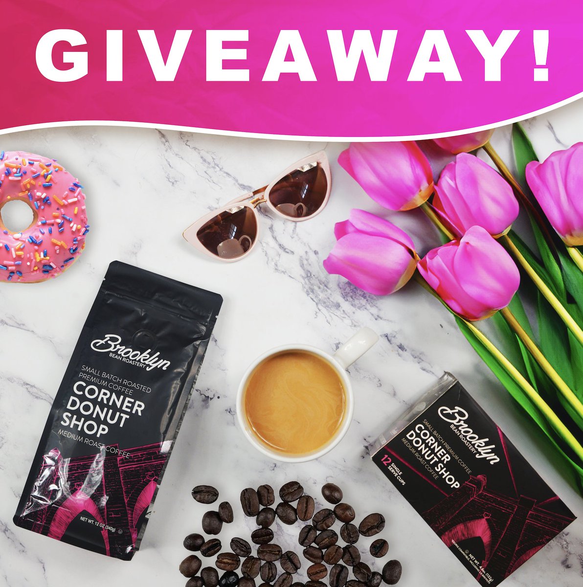 It’s Giveaway time! To enter, tag a friend who loves a spring time stroll with BBR coffee ☕ Winner will be chosen on the 18th. Good luck! 🎊 #Coffee #Kcup #Keurig #Brooklyn #BBR #MugLife #Caffeine #NYCoffee #CornerDonutShop #Giveaway