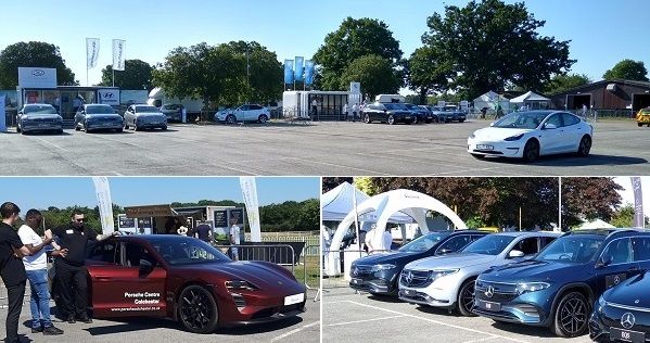 So many test drives! - This is #CharterThursday from #TrinityPark - Check out the coverage @genxradiouk genxradio.co.uk Is this the BIGGEST EV event in #EastAnglia ever? #Suffolk #SME ’s #CarbonFootprint #MyClimateAction @suffolkcc @GroundworkEast @TheAA_UK @EVDriverUK