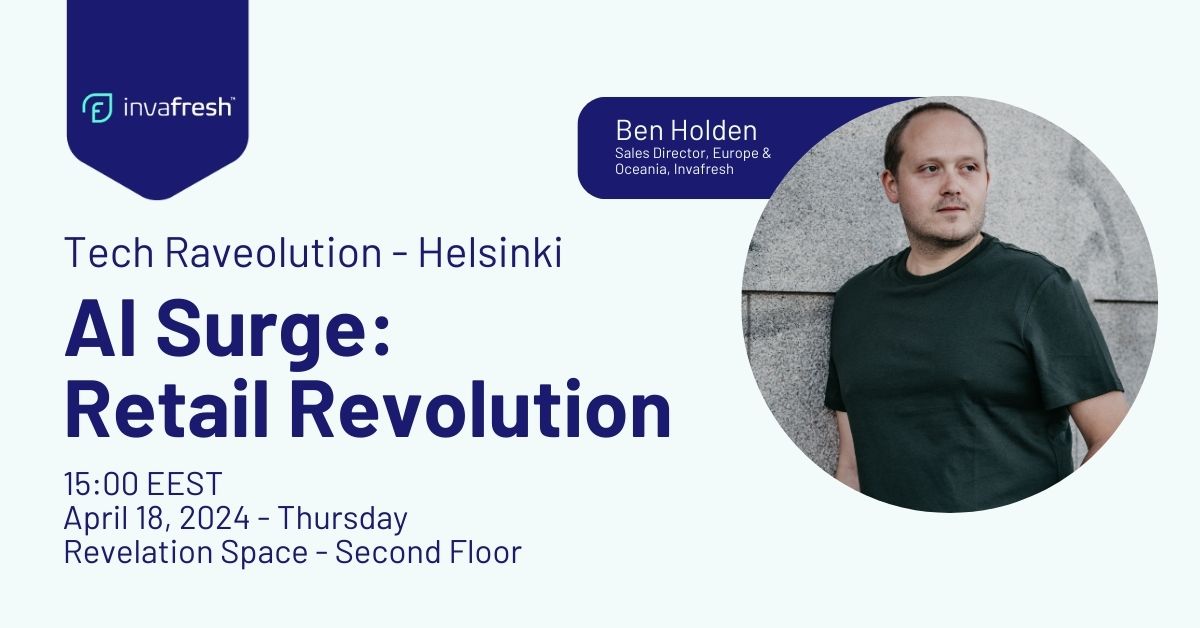 We are excited to share that our Sales Director, Europe & Oceania, Ben Holden, will be taking the stage at Tech Raveolution Expo at the Epicenter in Helskini, Finland. Click the link below for more details. See you there! hubs.la/Q02spllG0 #TechRaveolution #GroceryRetail