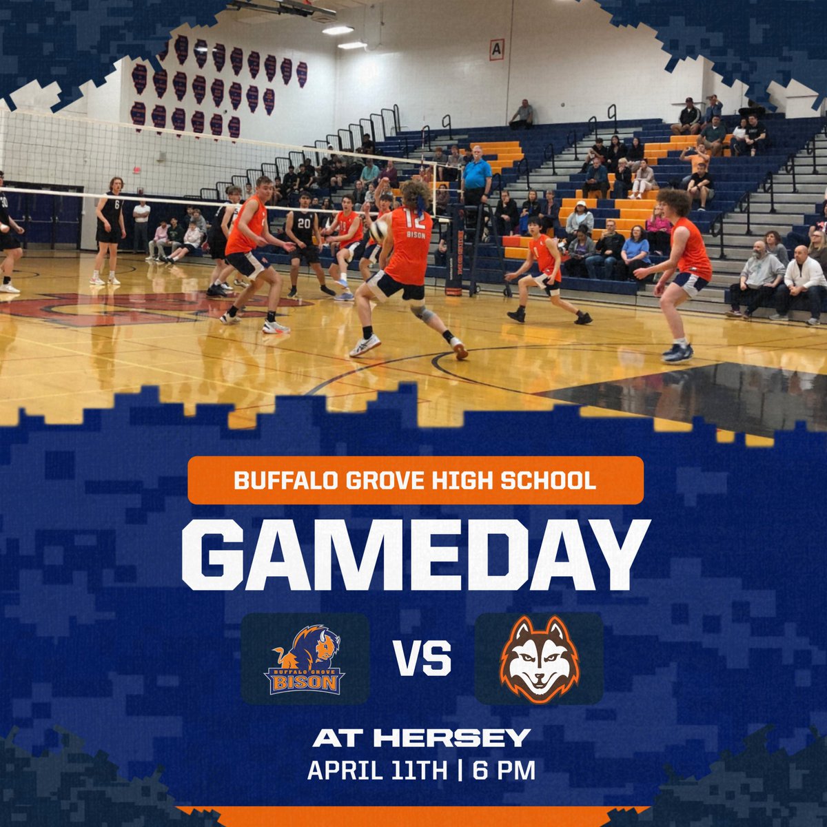 Bison on the road against Hersey tonight!!