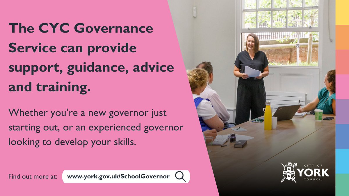 If you're looking for a new challenge being a School Governor is a great opportunity to build your professional skills, with full training and support available! If you want to join the largest volunteer force in the country you can find more info at york.gov.uk/school-governo…