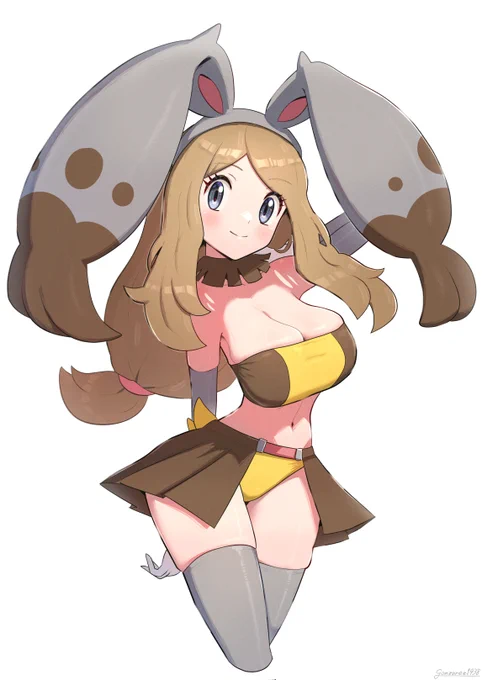 ポケモン女主バニーシリーズ その8ホルードバニーのセレナちゃん 