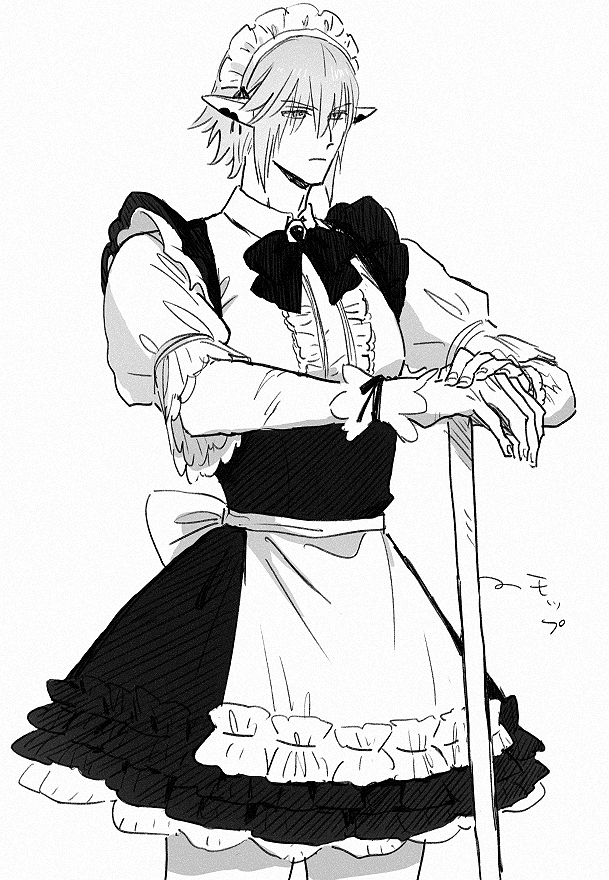 メイド服でもかっこいいよ