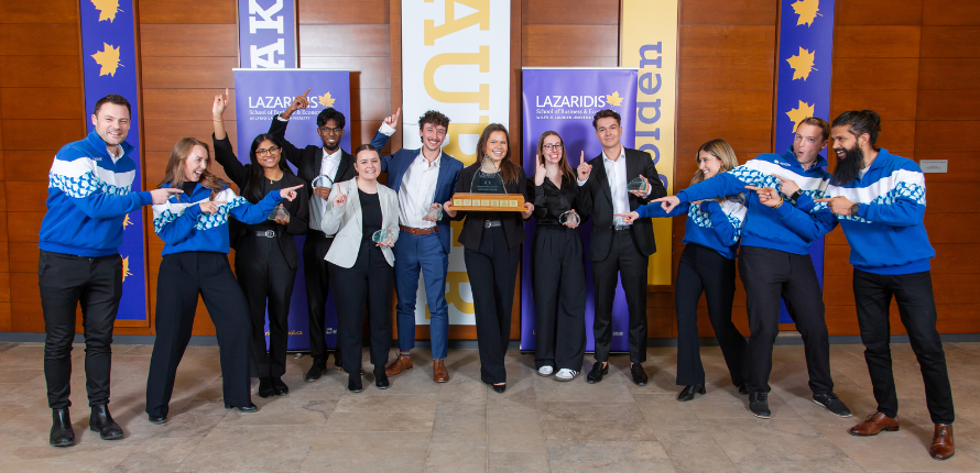 Third-year Lazaridis School BBA students showcased their solutions to a real-world business challenge posed by Liquid I.V., a brand under the Unilever umbrella during the the Lazaridis Integrated Case Exercise (ICE). More: ow.ly/vlzY50R9lgH