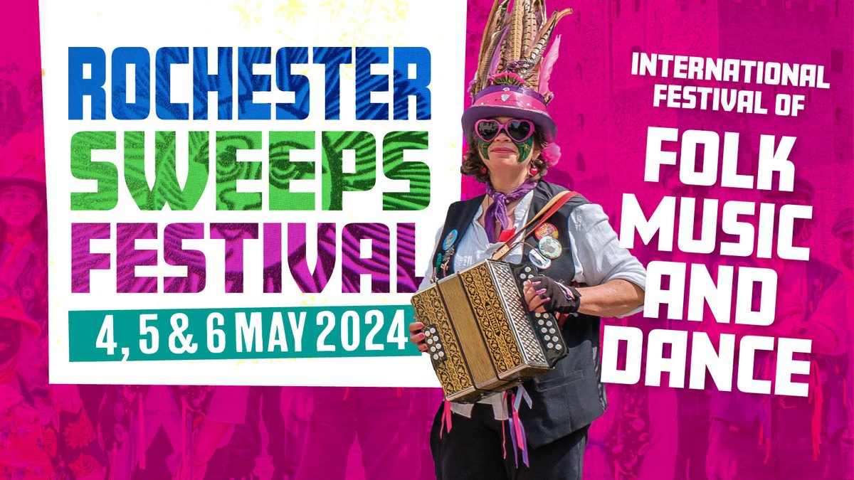 Rochester Sweeps Festival 🎉

📅 Saturday, 4 May - Monday, 6 May 2024

We're just 3 weeks away from this year's celebration of Folk music and dance! What's your favourite part of the historic festival? 👇

Learn more: orlo.uk/DUpZU