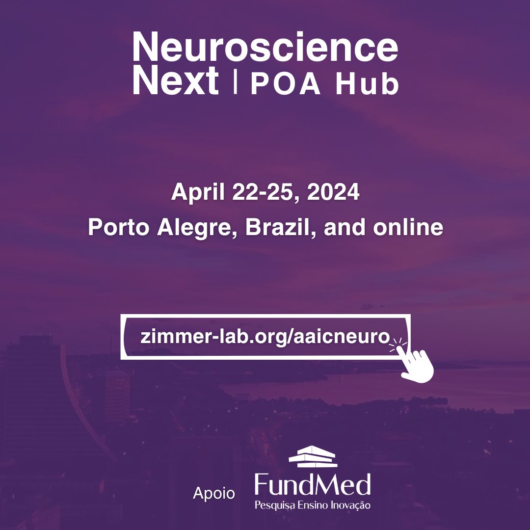 POA sediará evento global gratuito da Associação Americana de Alzheimer, apoiado pela FundMed🌎O AAIC Neuroscience Next terá palestras de pesquisadores internacionais, workshops e oportunidades de interação científica, impactando a neurociência brasileira. alz.org/neurosciencene…