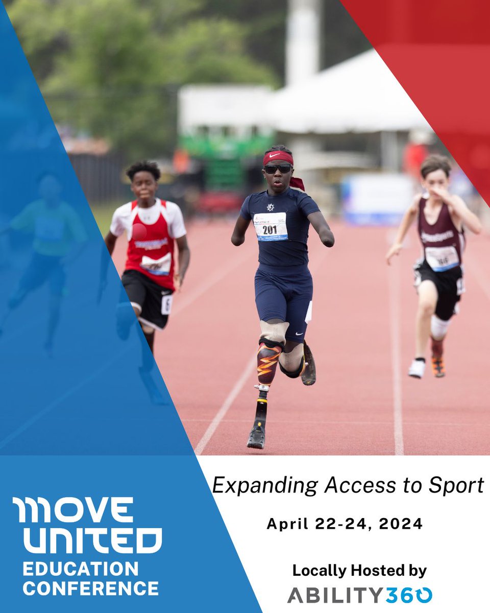 Attend the 2024 Move United Education Conference: Expanding Access to Sport in Phoenix, Arizona, from April 22-24, 2024. Join sport providers in discussions on ensuring athletes with disabilities have access to sports. Register here: bit.ly/43C6hao @MoveUnitedSport